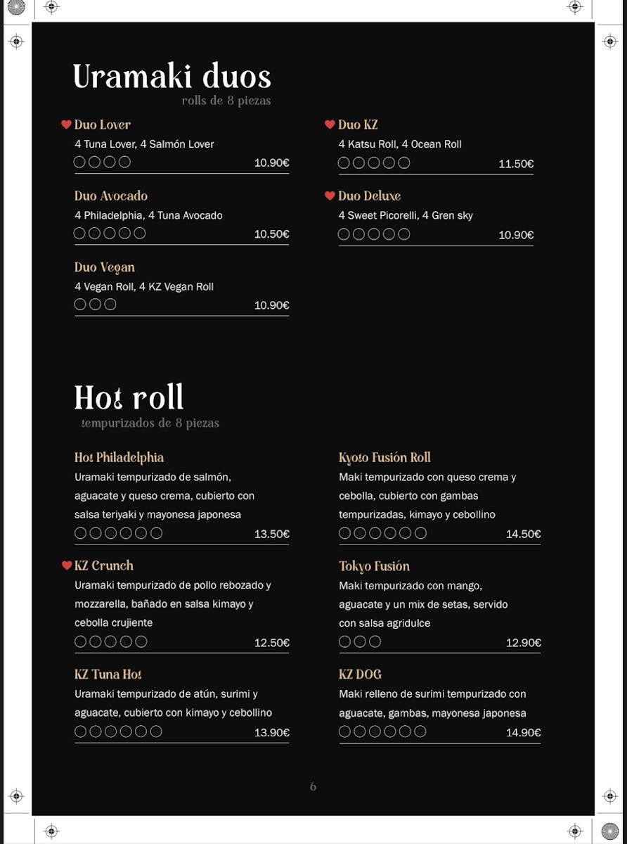 KZ Sushi - Asian Fusion Photo Menu 8