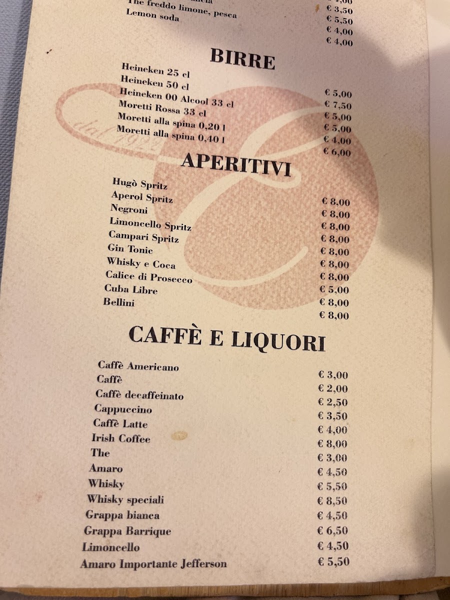 Ristorante Elettra Photo Menu 8