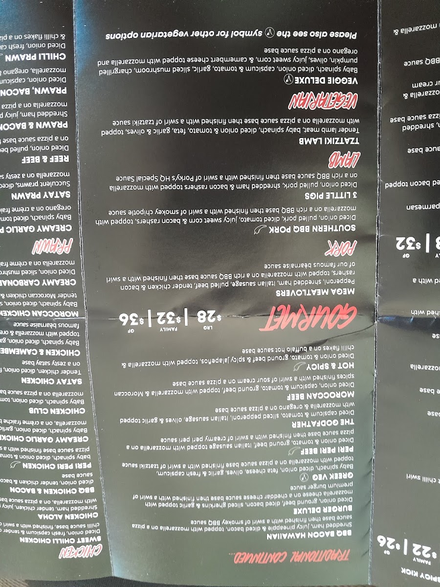 Porky's Pizza HQ Photo Menu 5