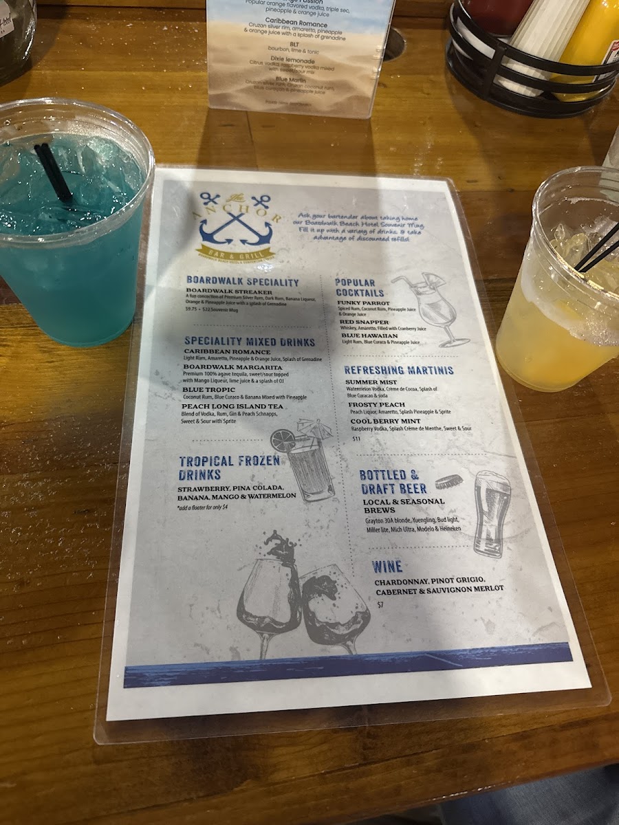 The Anchor Bar & Grill Photo Menu 4