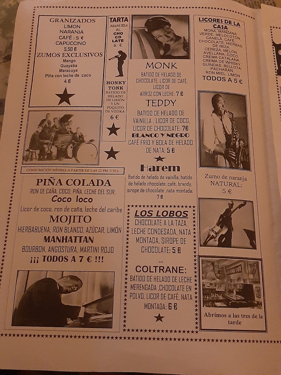 Bohemia Jazz Café Photo Menu 2