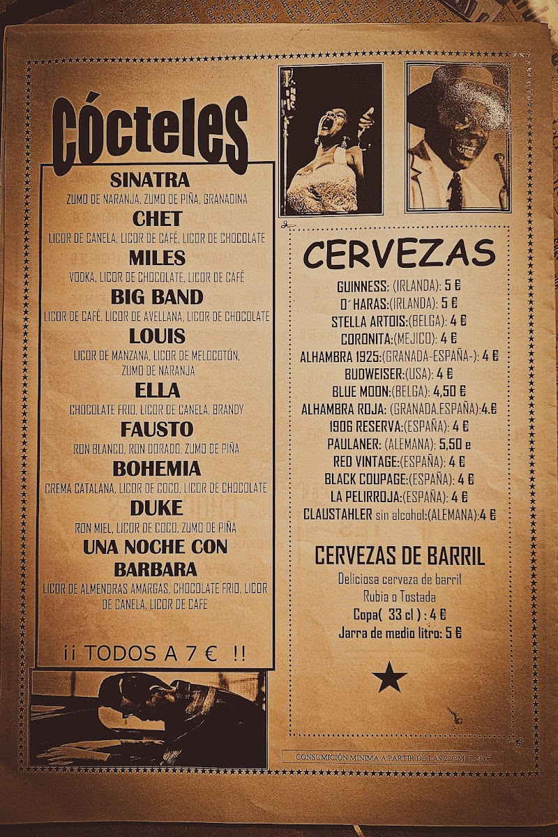 Bohemia Jazz Café Photo Menu 7