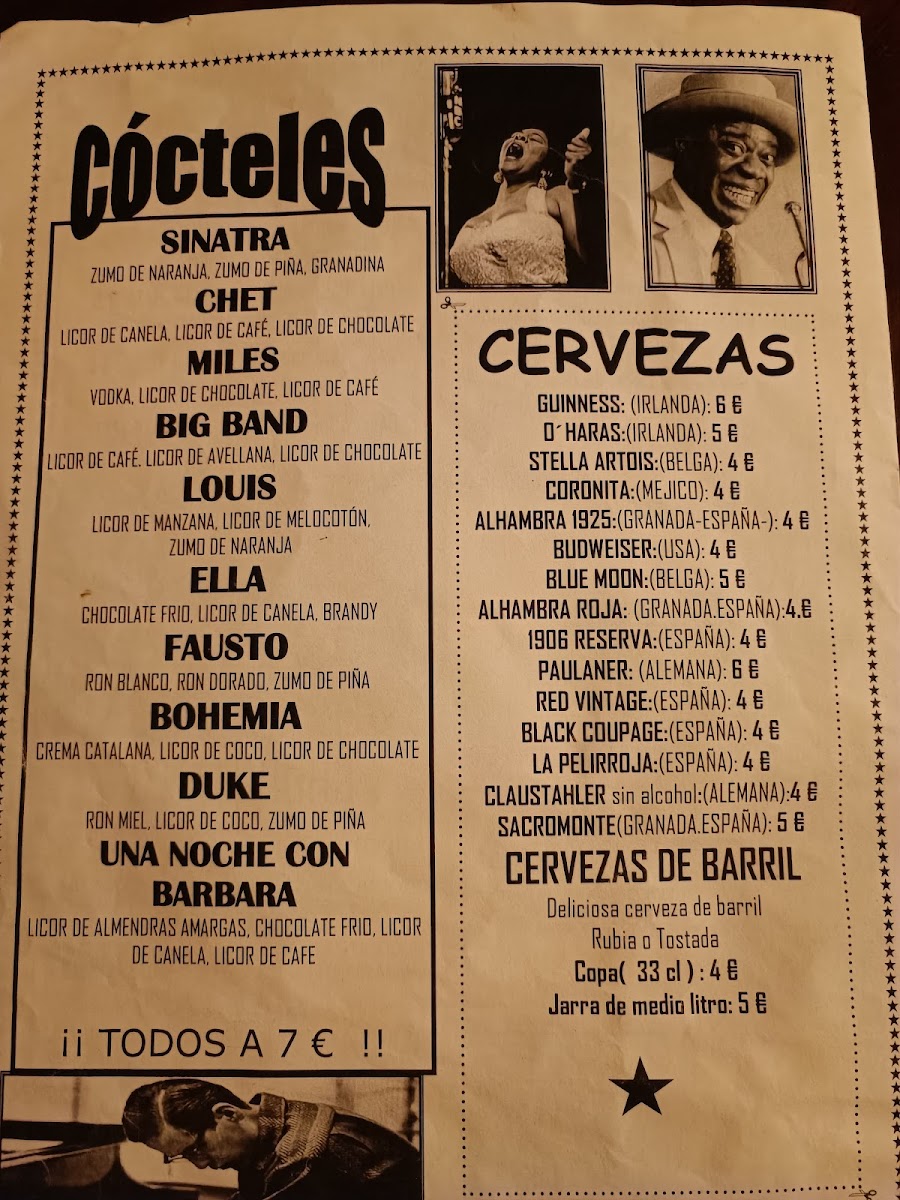 Bohemia Jazz Café Photo Menu 8