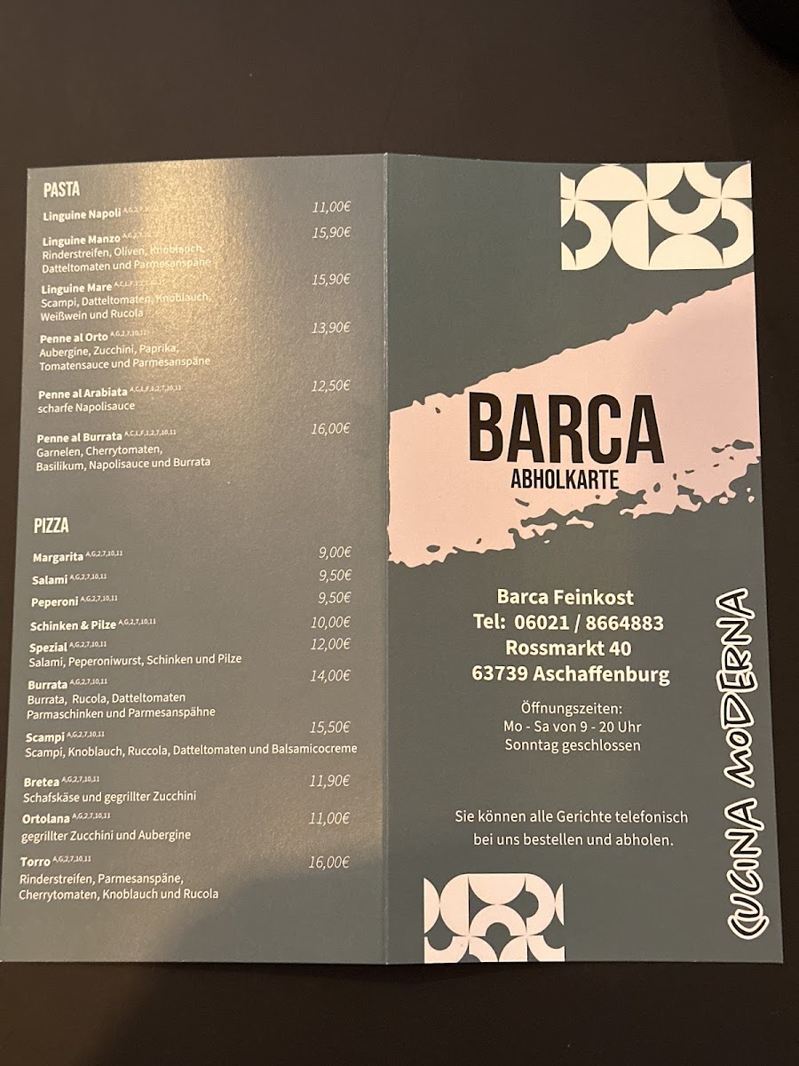 Ristorante Bistro Café Bar Barca Photo Menu 3