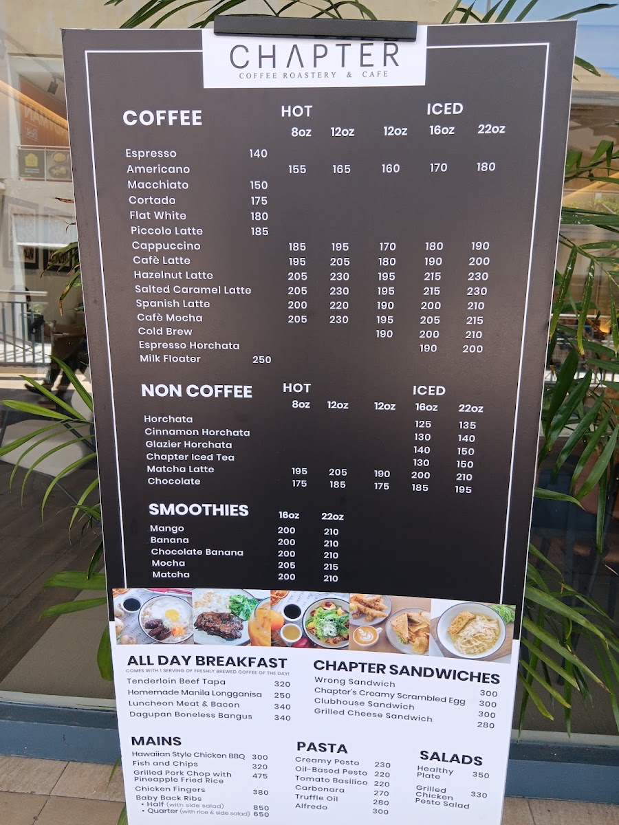 Chapter Coffee Roastery & Cafe Photo Menu 4
