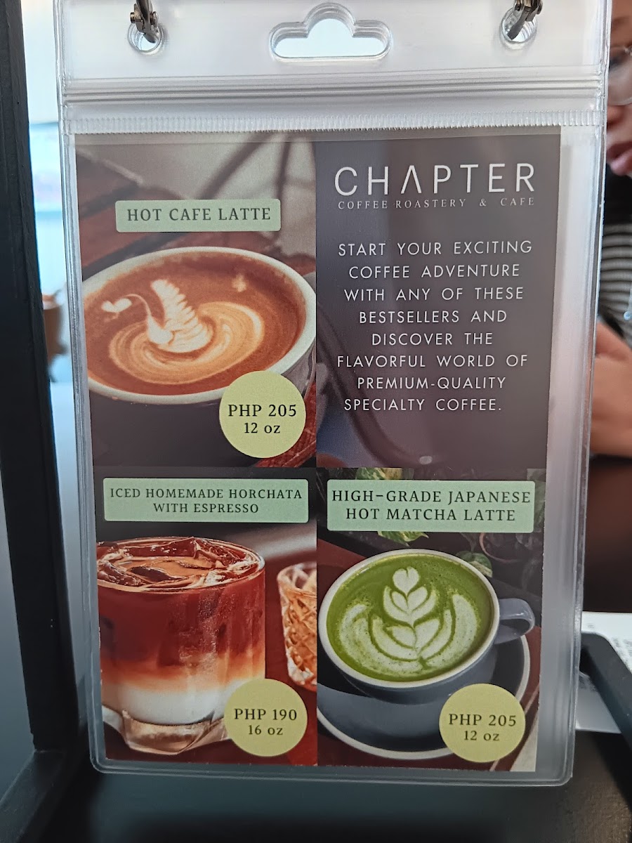 Chapter Coffee Roastery & Cafe Photo Menu 5