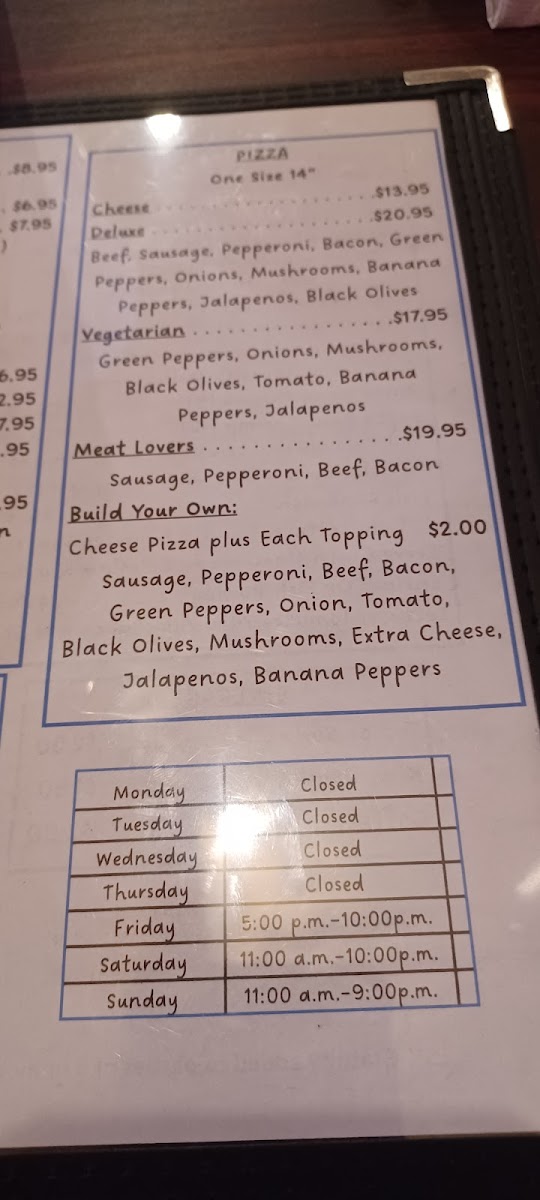 Fins & Feathers Lakeside Grill Photo Menu 10