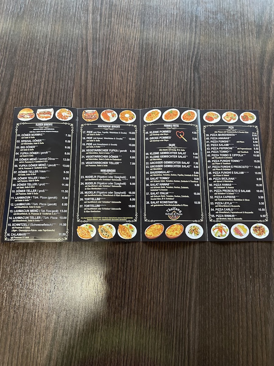 Thalfang Pizza Photo Menu 1