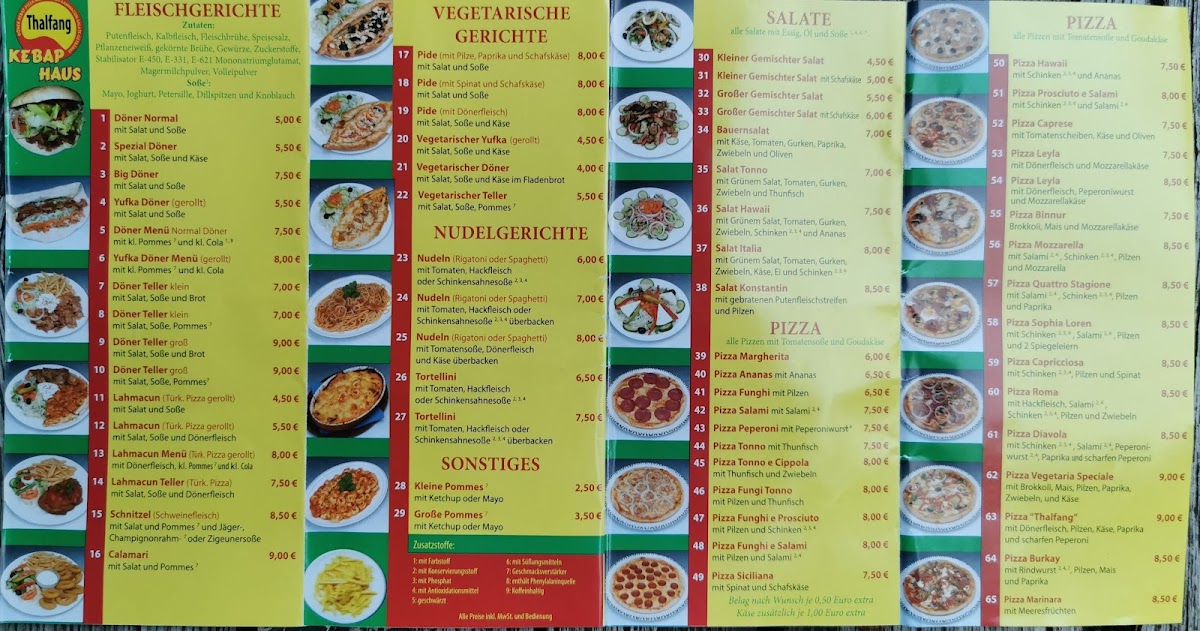 Thalfang Pizza Photo Menu 4