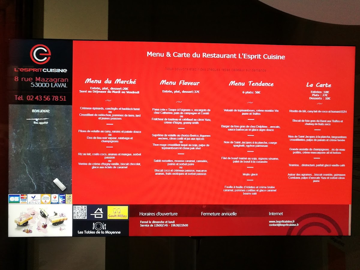 L'Esprit Cuisine Photo Menu 6