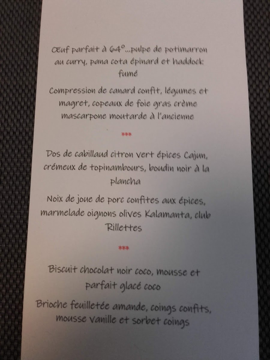 L'Esprit Cuisine Photo Menu 8