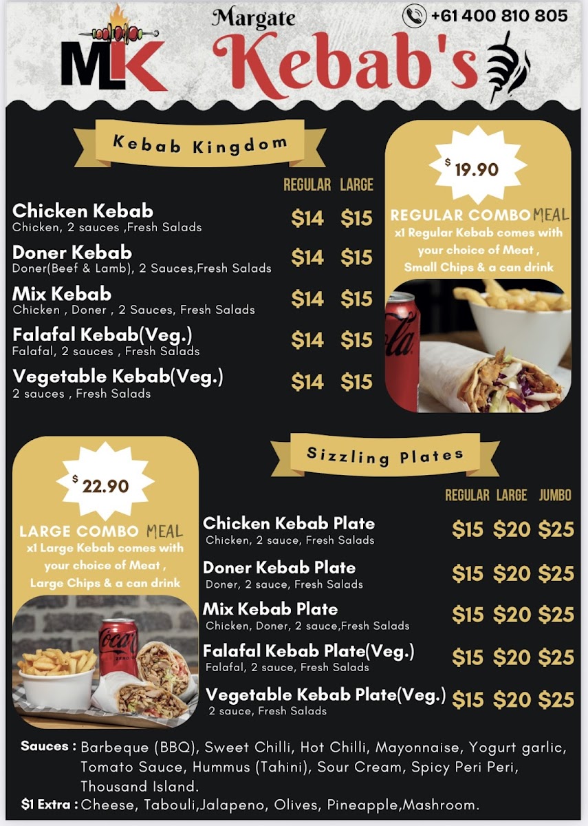 Margate Kebab & Ice Cream Photo Menu 2