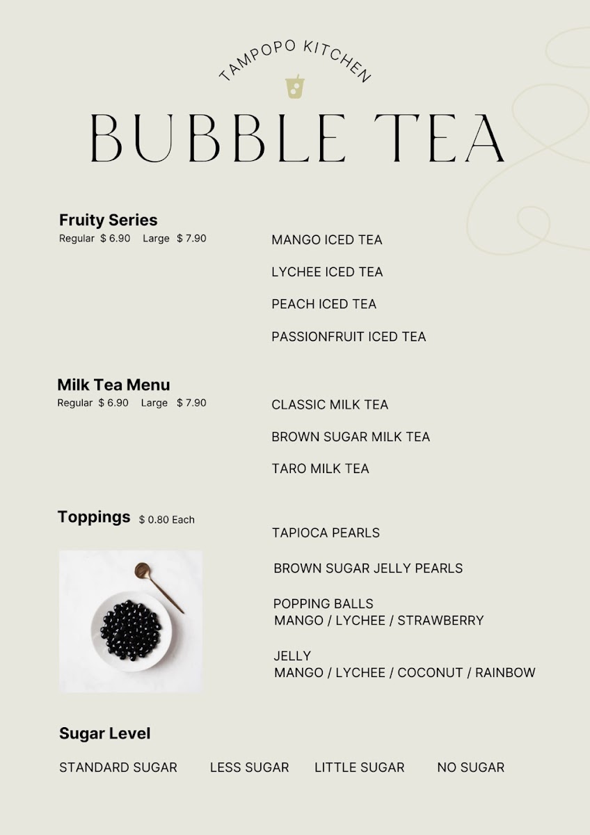 Tampopo Kitchen & Bar - Maroochydore Photo Menu 3