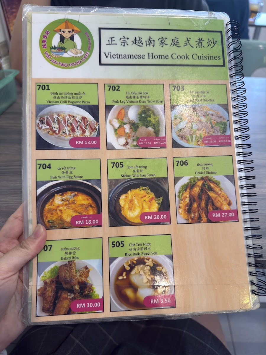 Viet Jln Two Food Cafe Photo Menu 6