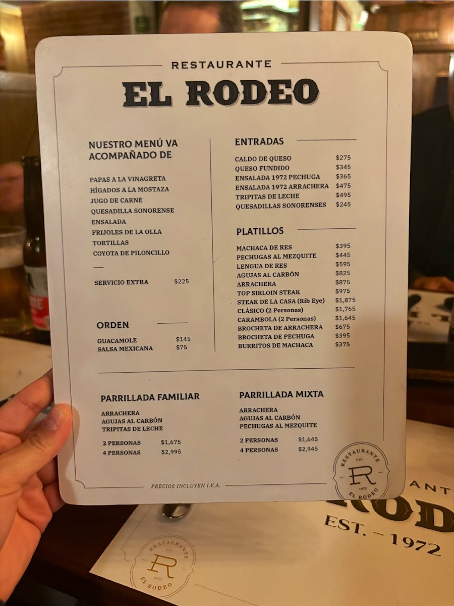 Restaurante El Rodeo Photo Menu 2