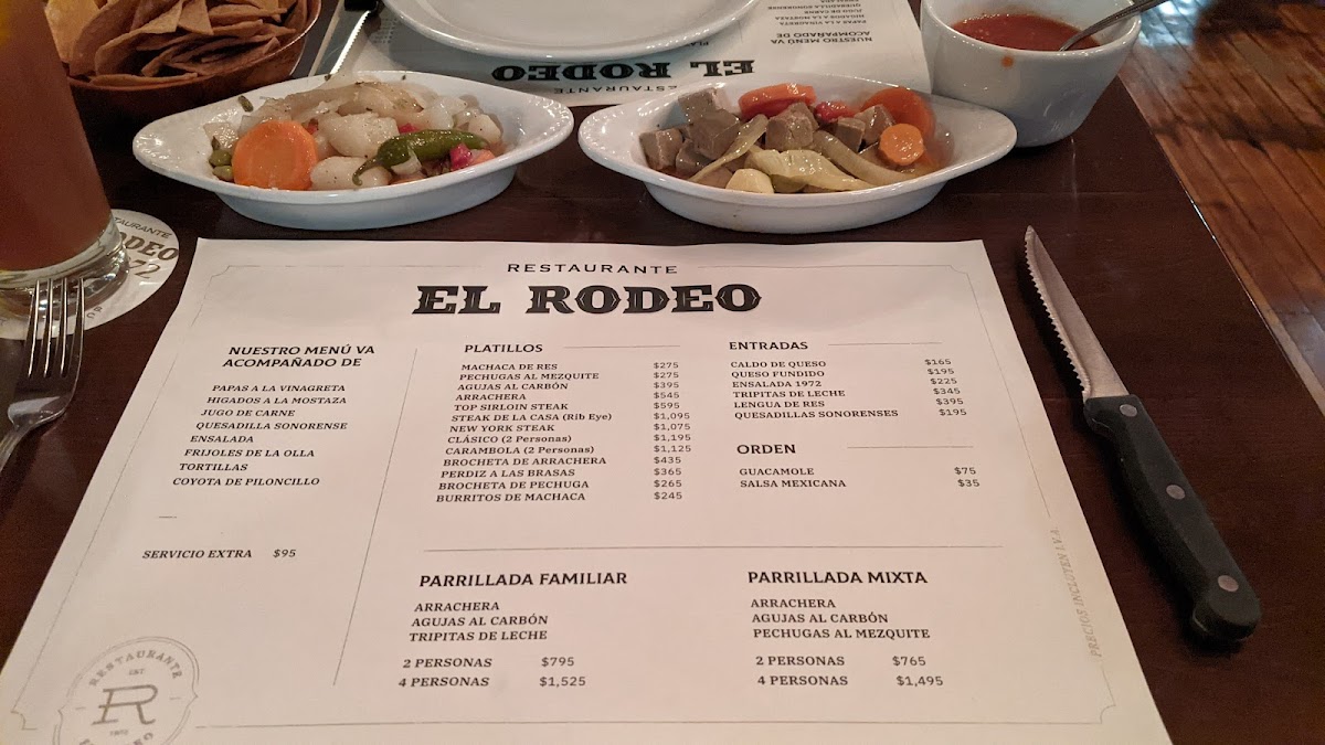 Restaurante El Rodeo Photo Menu 4