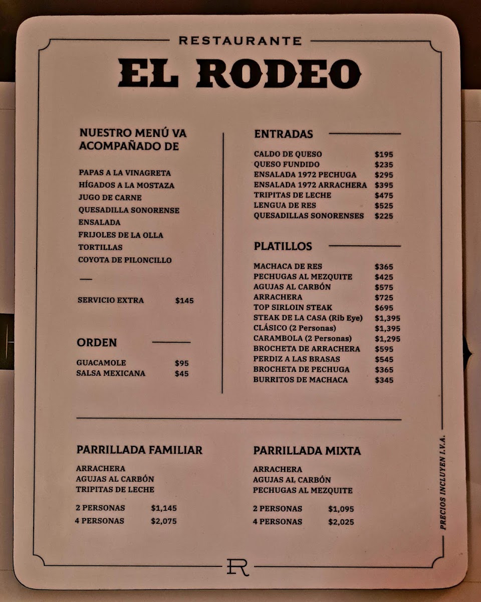 Restaurante El Rodeo Photo Menu 8