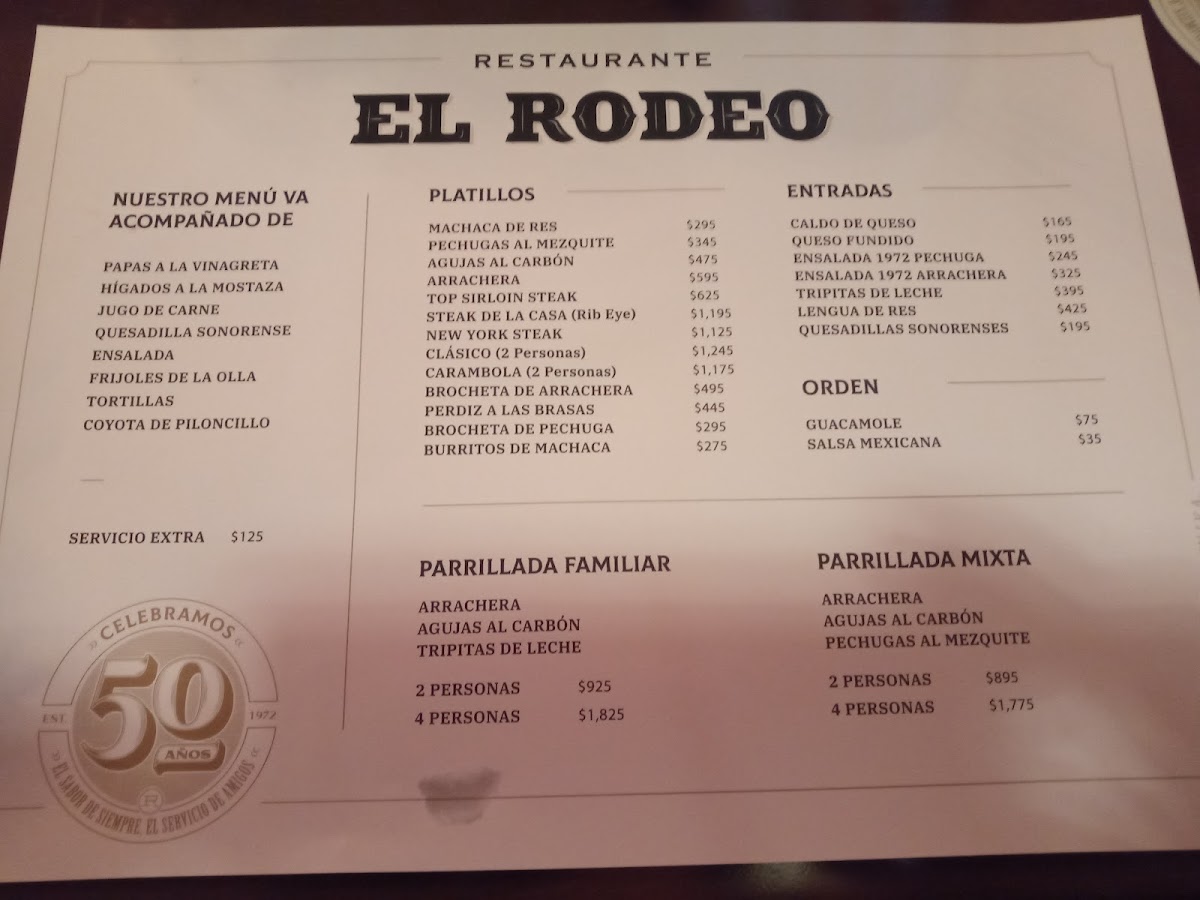 Restaurante El Rodeo Photo Menu 9