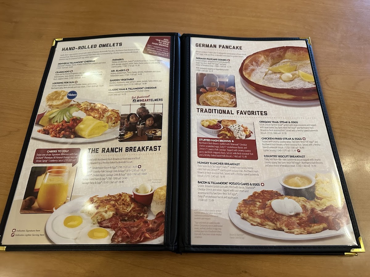 Elmer's Restaurant (Parkrose, Portland, OR) Photo Menu 4