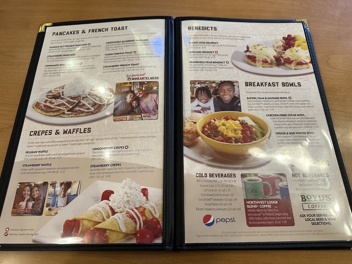 Elmer's Restaurant (Parkrose, Portland, OR) Photo Menu 6