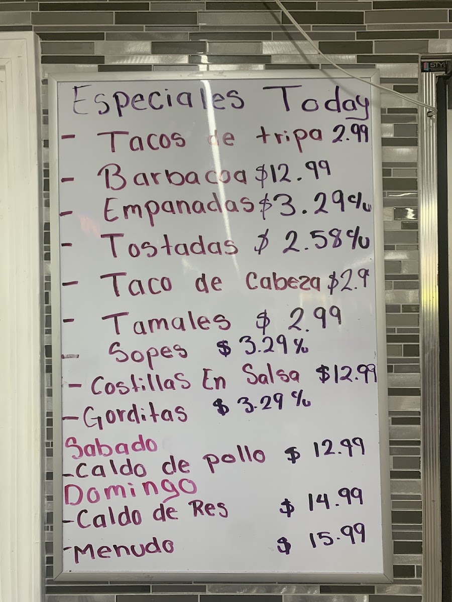 El EncantadorTaqueria Photo Menu 6