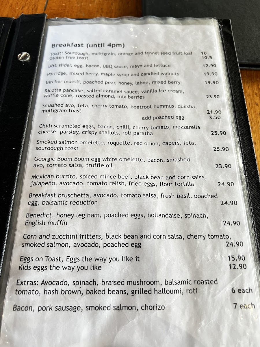 White Rabbit Restaurant Brighton Photo Menu 1