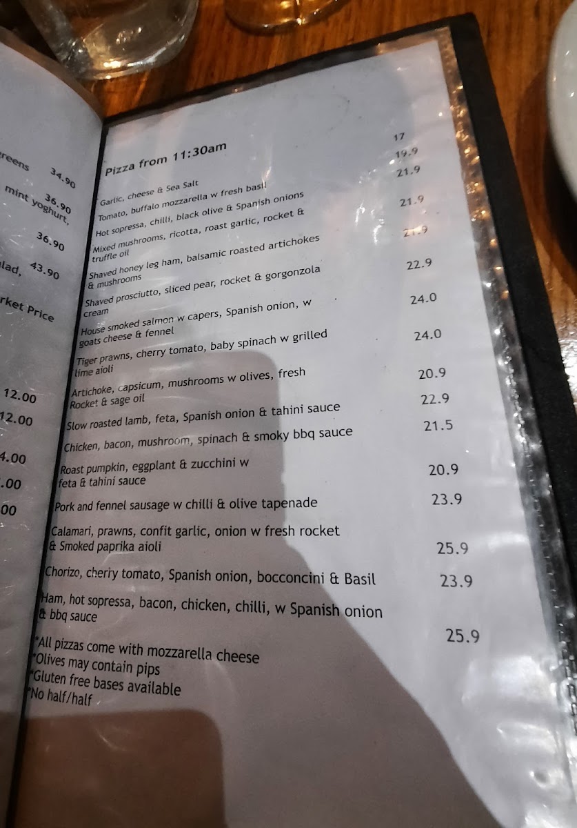 White Rabbit Restaurant Brighton Photo Menu 5