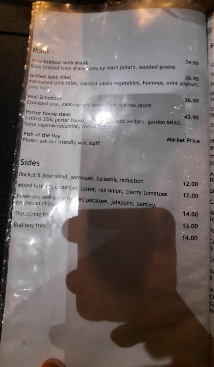 White Rabbit Restaurant Brighton Photo Menu 9