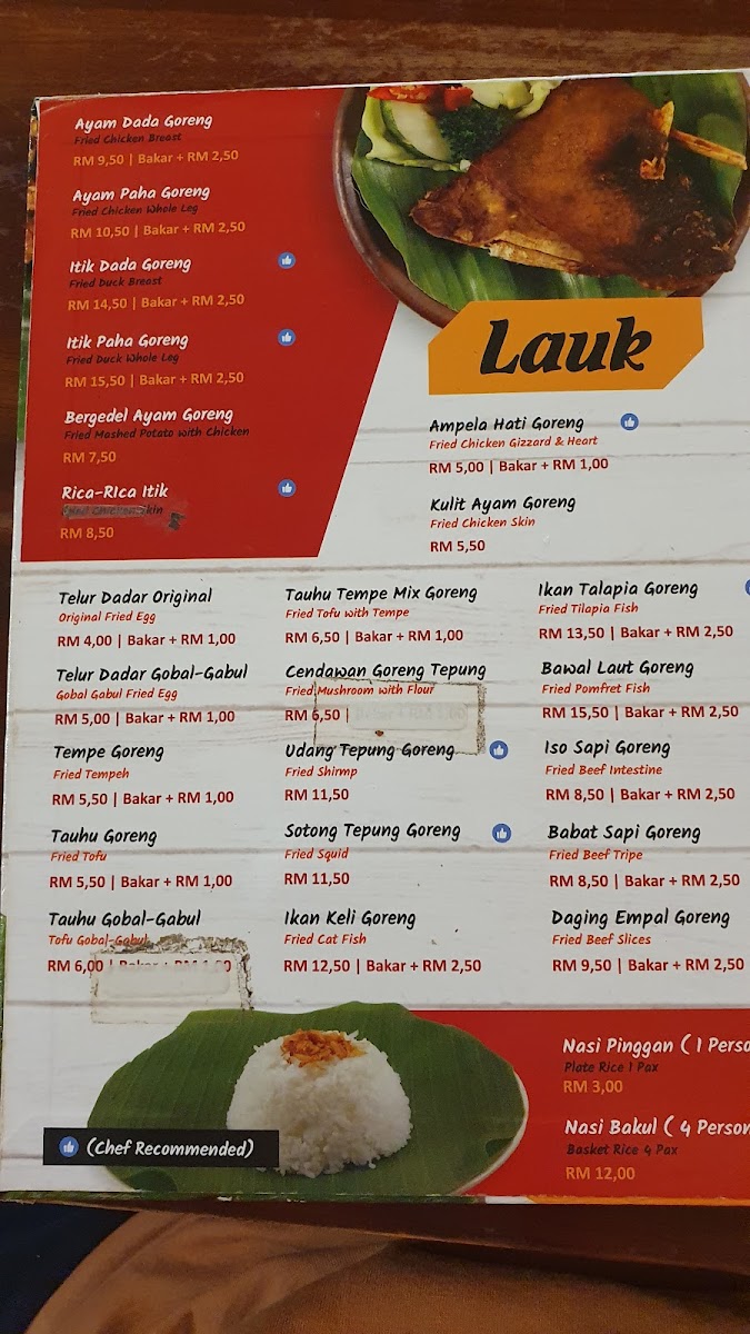 Spesial Sambal SS @ TTDI Photo Menu 5