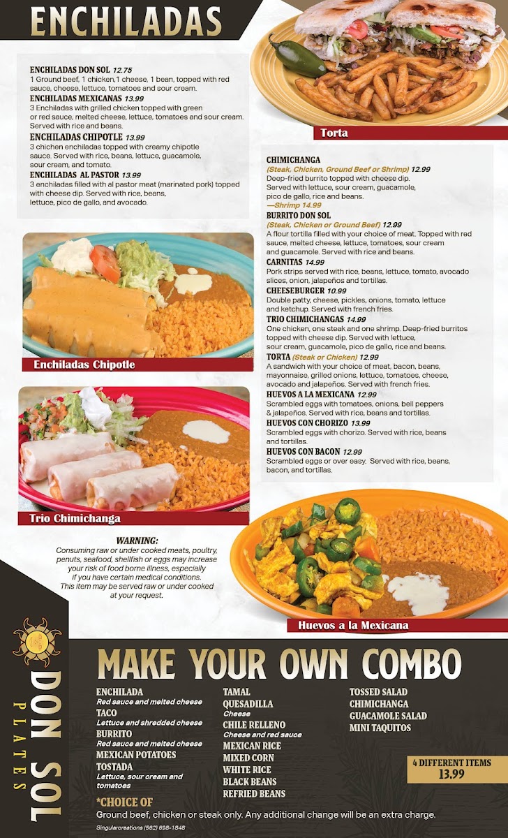 Don Sol Mexican Grill Photo Menu 4