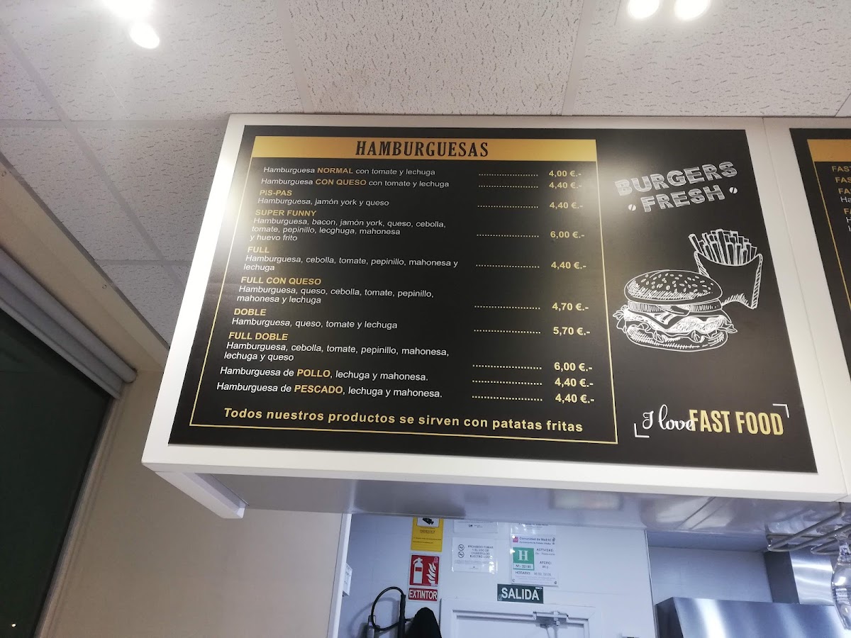 fast-food-burguer Photo Menu 5