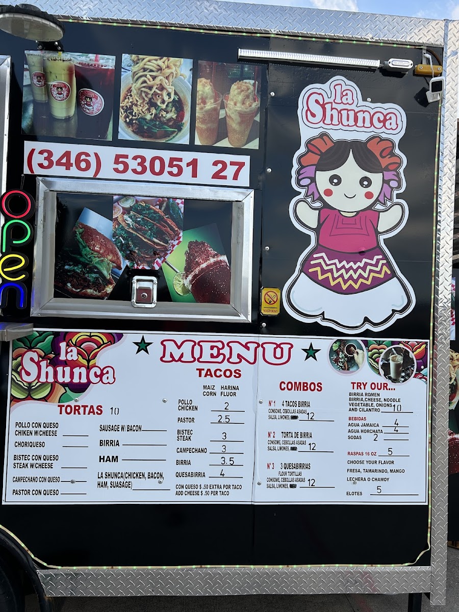 La Shunca Food Trailer Photo Menu 5