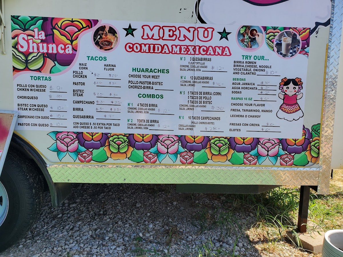 La Shunca Food Trailer Photo Menu 6