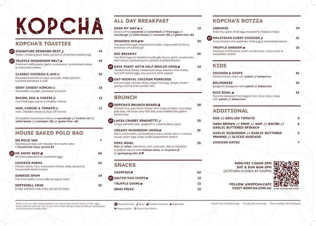 KopCha Cafe and Eatery Photo Menu 3