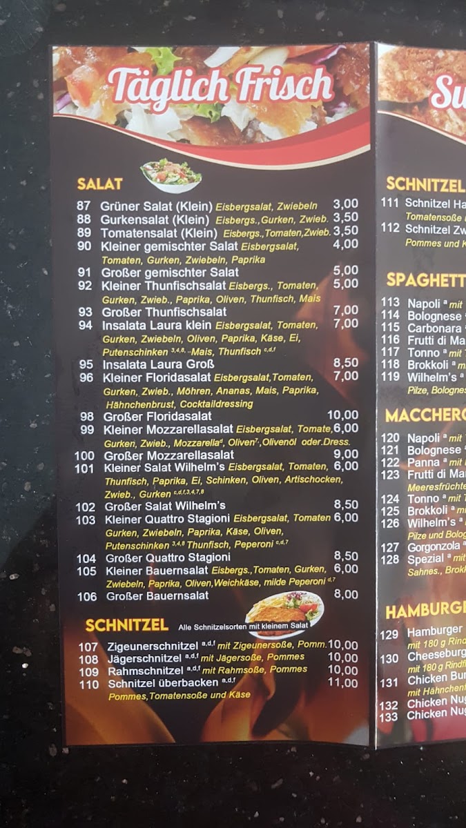 Wilhelm's Pizza,-Kebaphaus Photo Menu 3