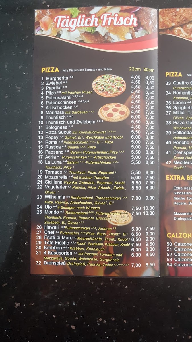 Wilhelm's Pizza,-Kebaphaus Photo Menu 5