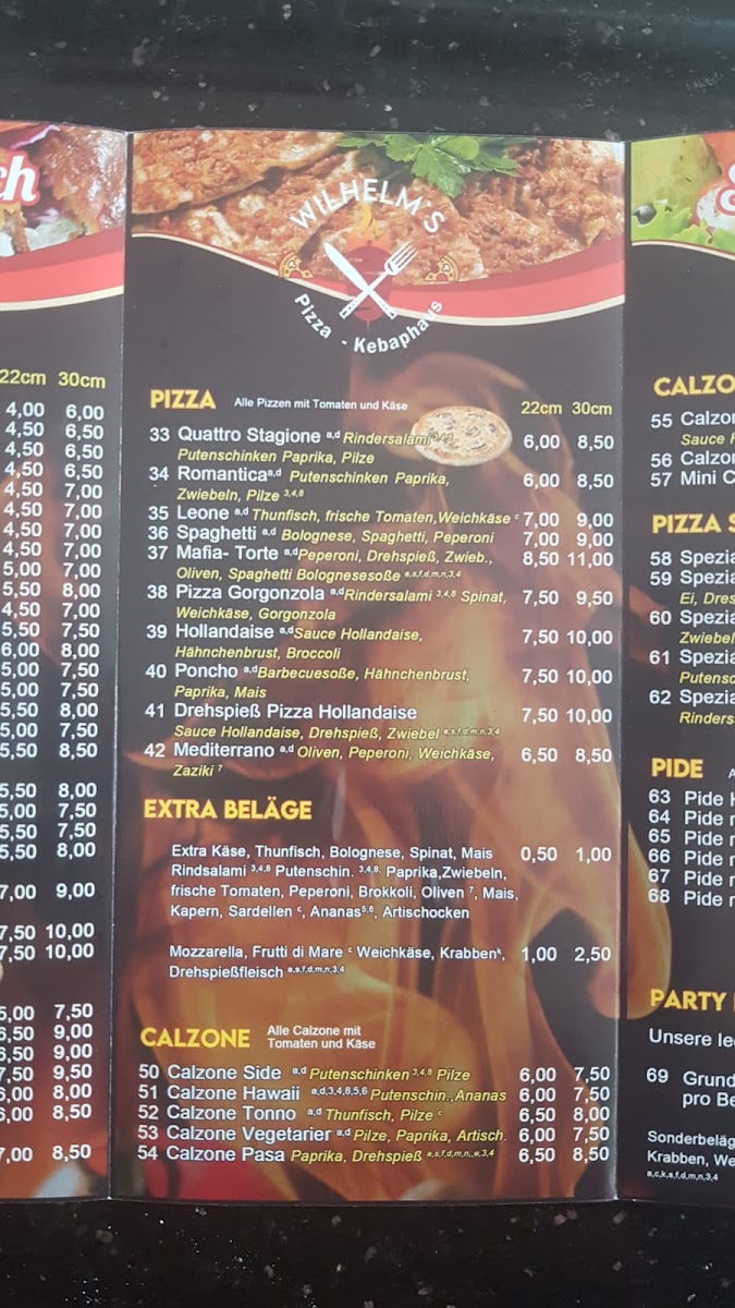 Wilhelm's Pizza,-Kebaphaus Photo Menu 8