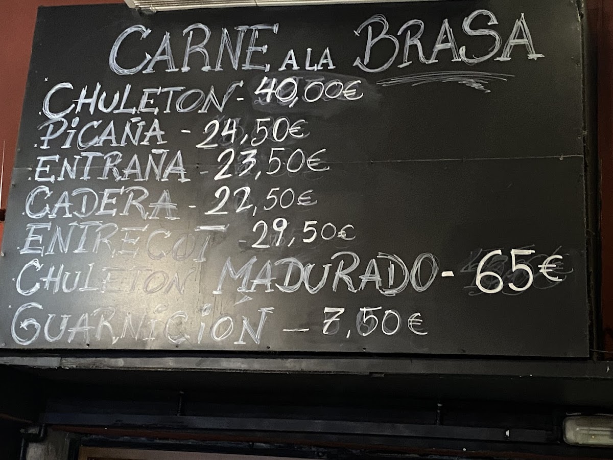 La Cuadra del Maño Photo Menu 10