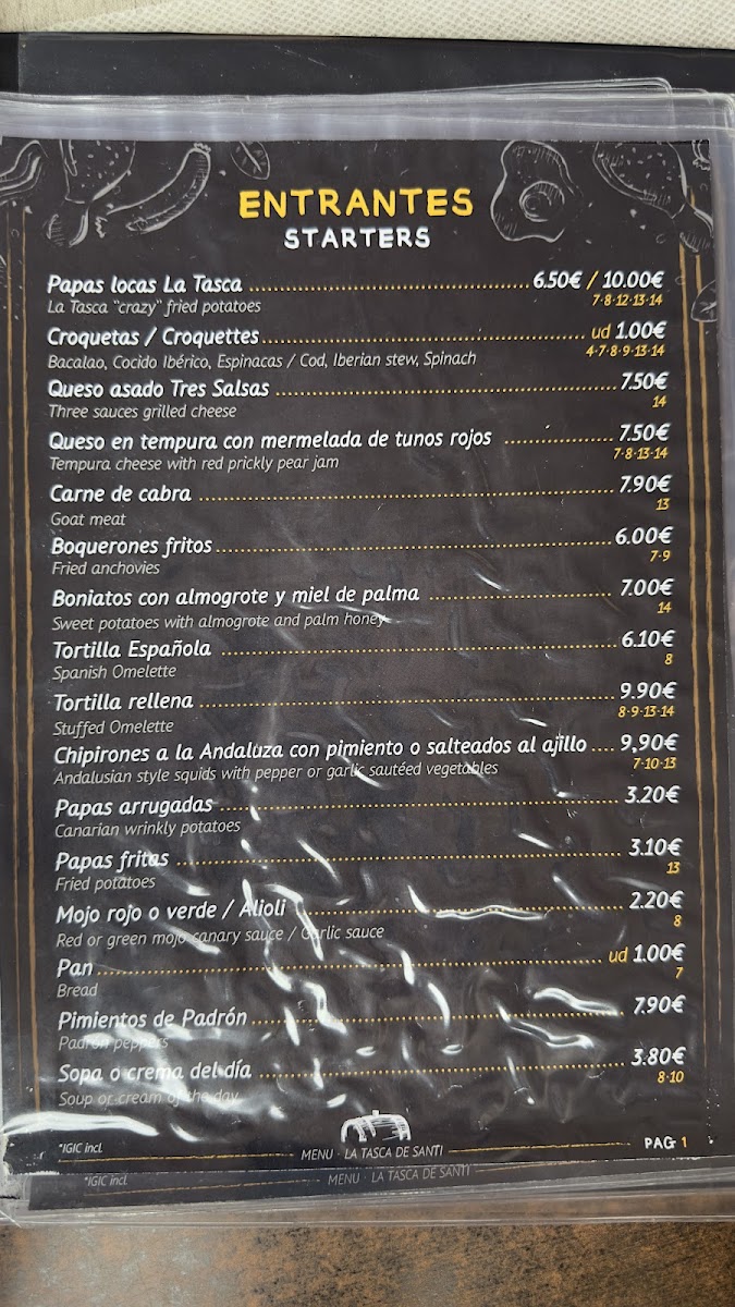 La tasca de Santi Photo Menu 6