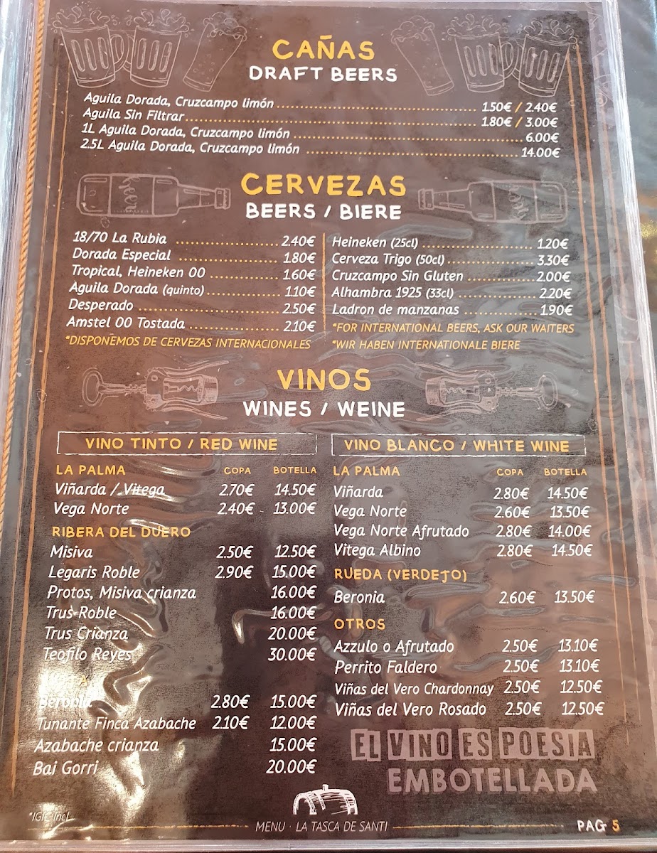 La tasca de Santi Photo Menu 7