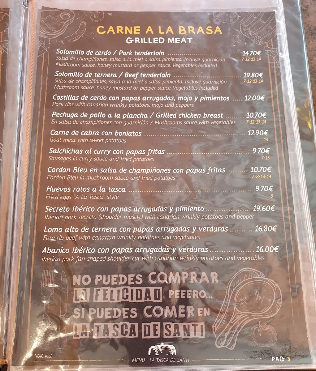 La tasca de Santi Photo Menu 8
