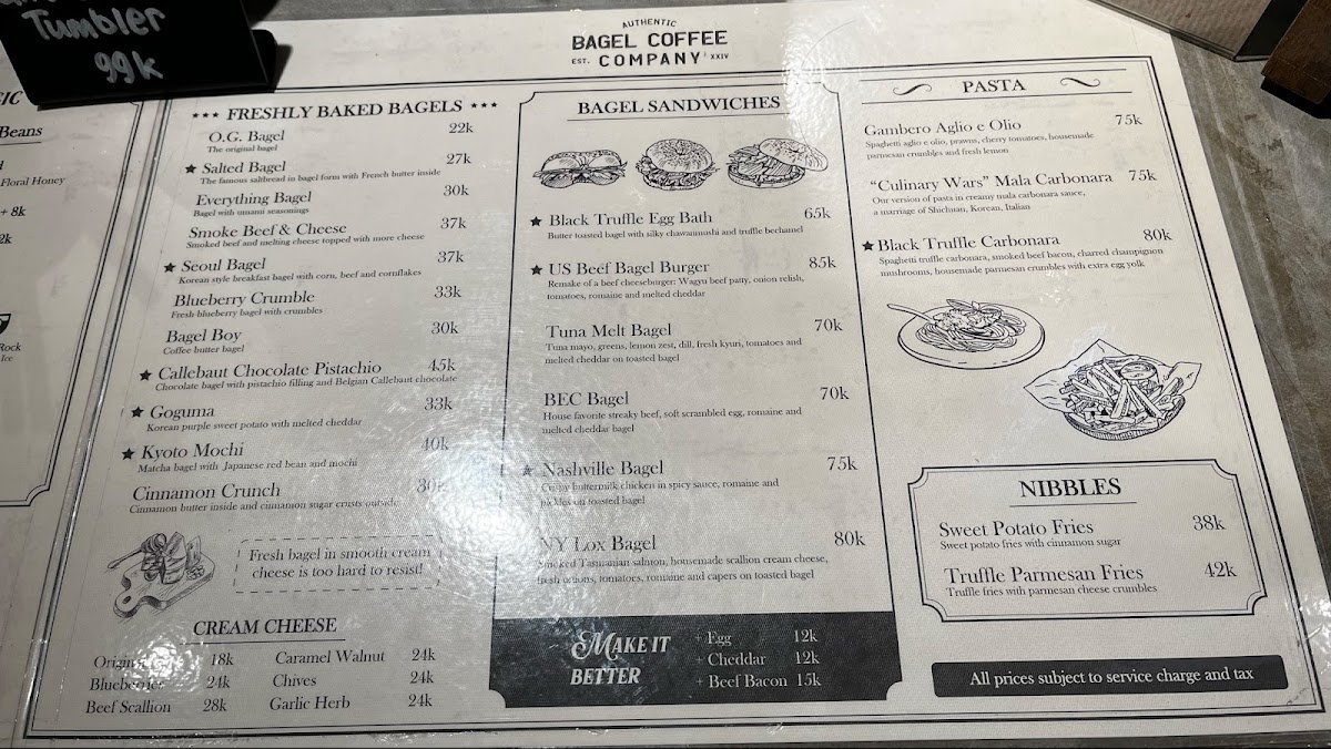 BAGEL COFFEE COMPANY Photo Menu 3