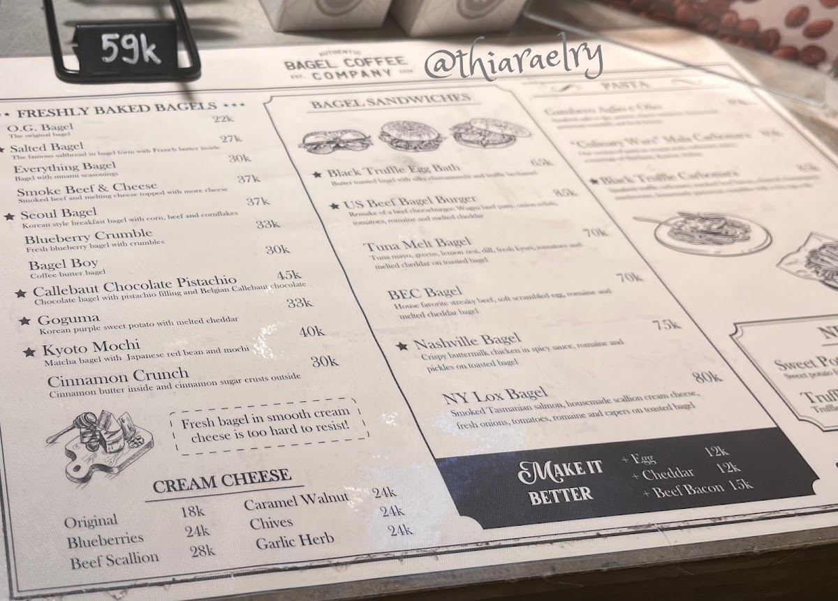 BAGEL COFFEE COMPANY Photo Menu 5
