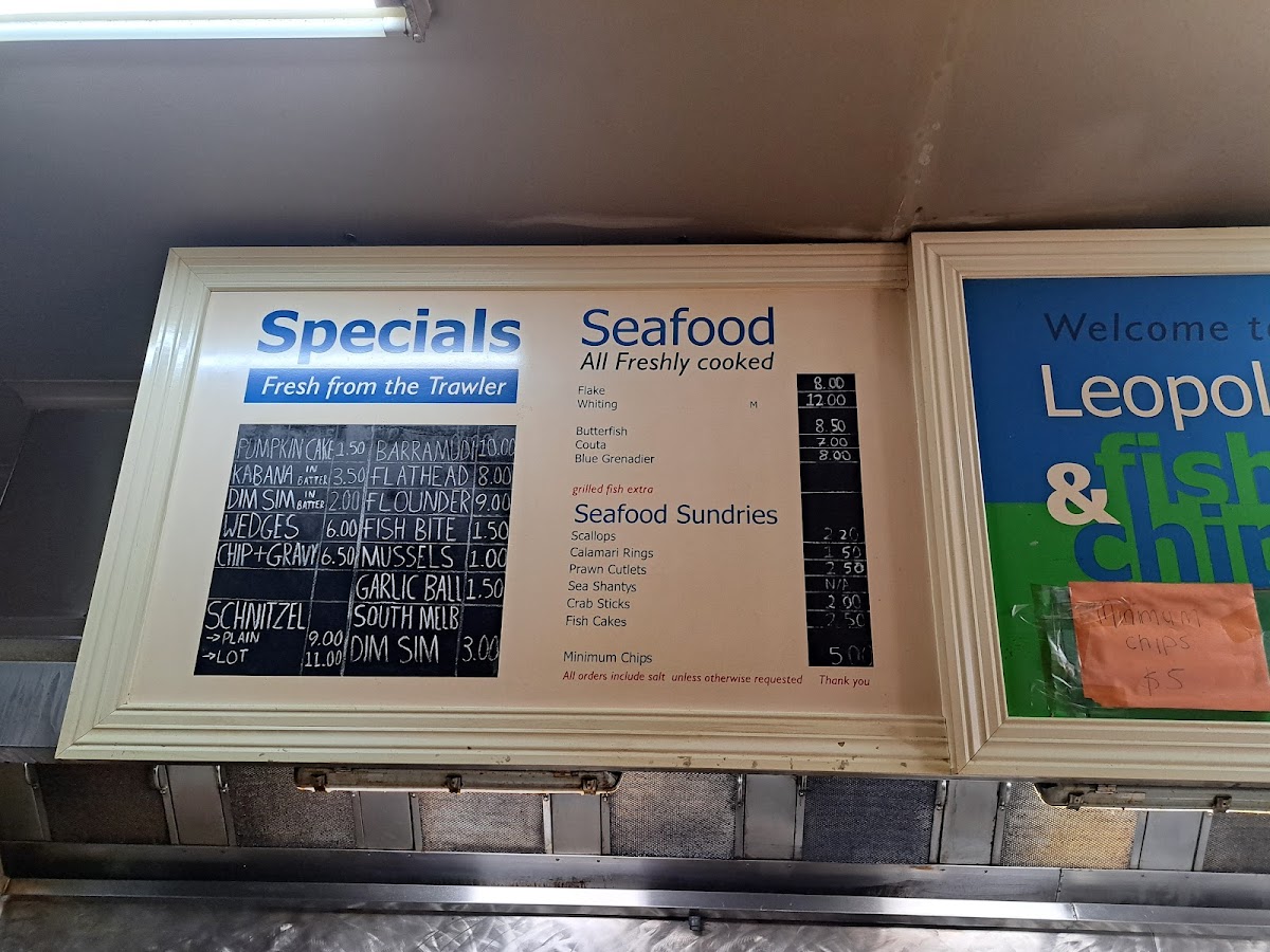 Leopold Fish & Chips Photo Menu 4