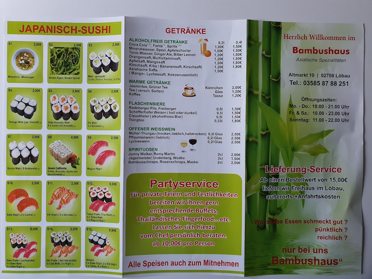 Bambushaus Photo Menu 2