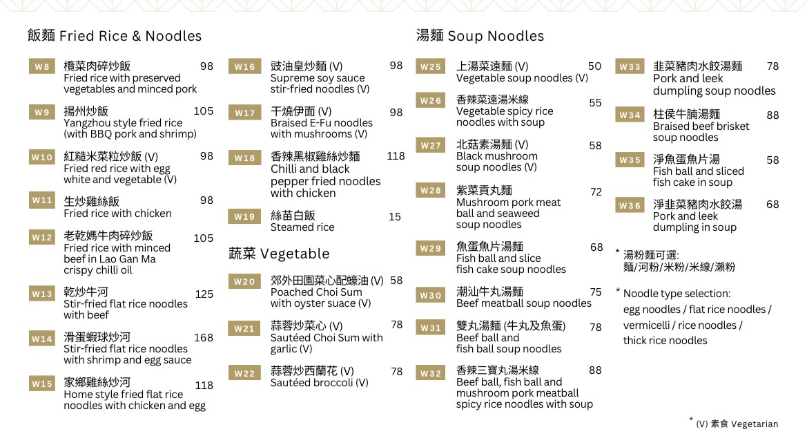 Duddell’s Hong Kong Airport Photo Menu 4
