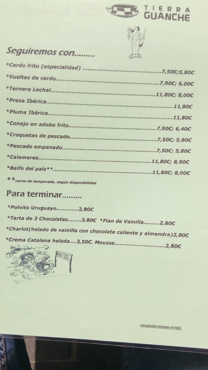 Restaurante Hermanos Moreno Photo Menu 1