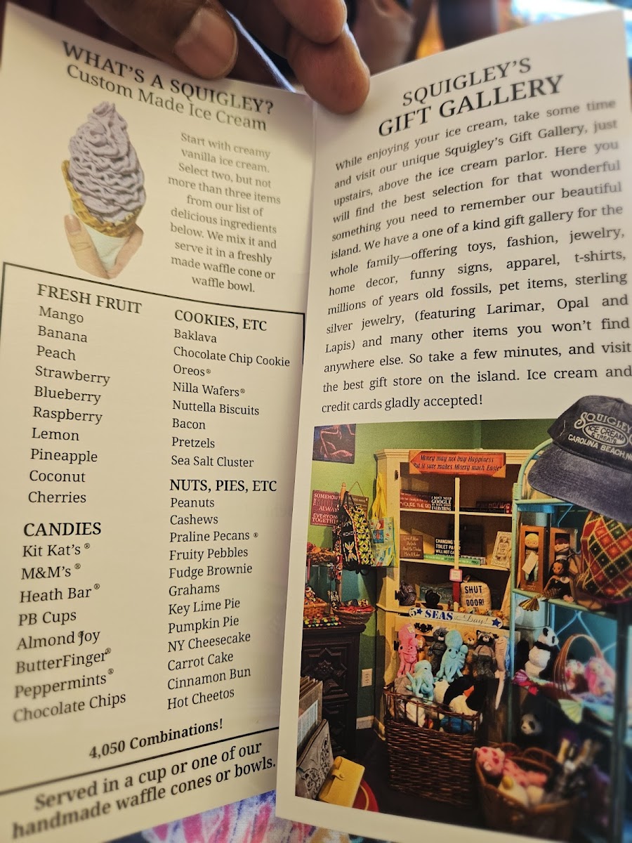 Squigley's Ice Cream & Treats Photo Menu 5