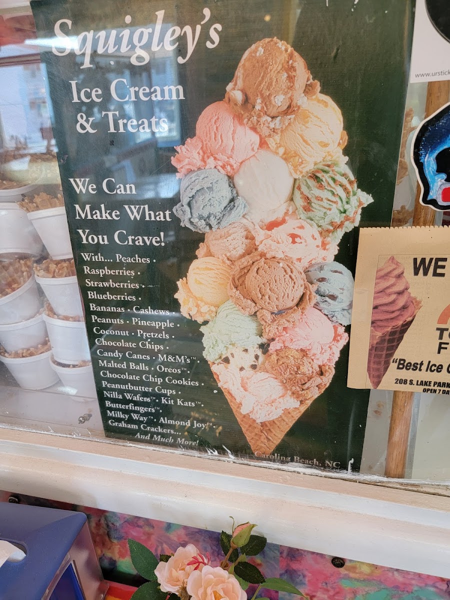 Squigley's Ice Cream & Treats Photo Menu 9