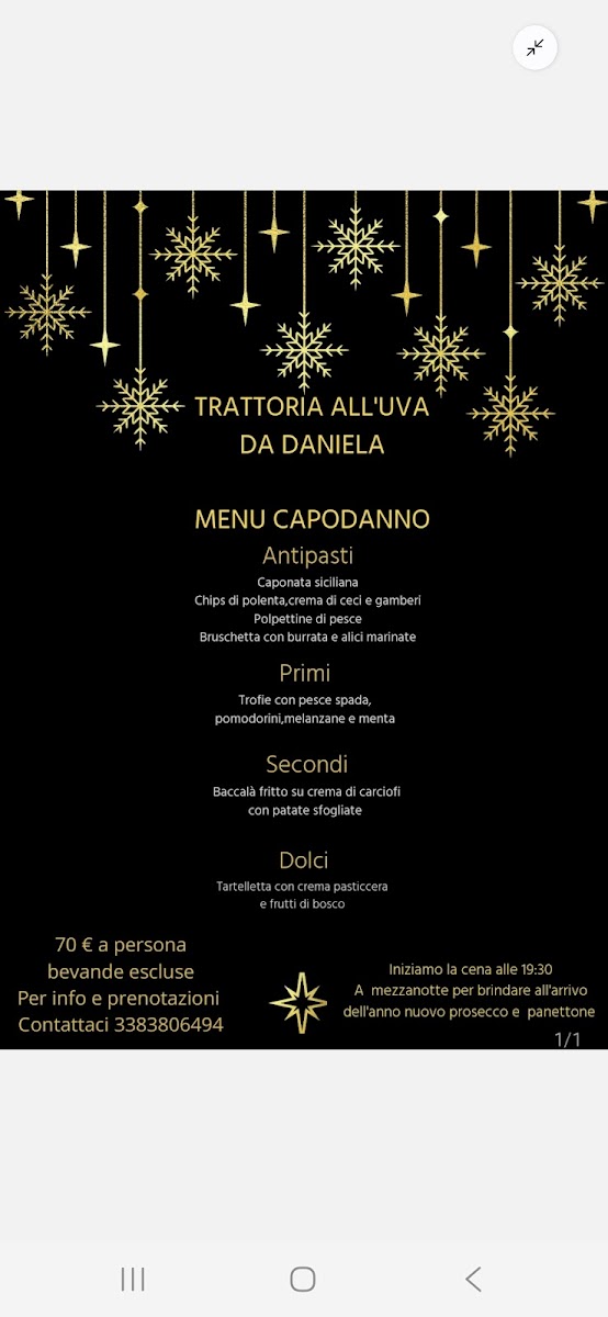 Bar Trattoria all'uva - da Daniela Photo Menu 1